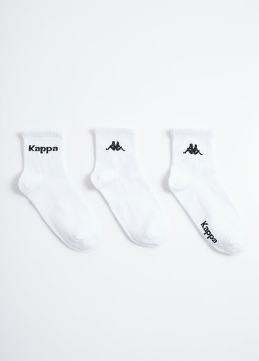 Chaussettes de sport à côtes, clair Blanc
