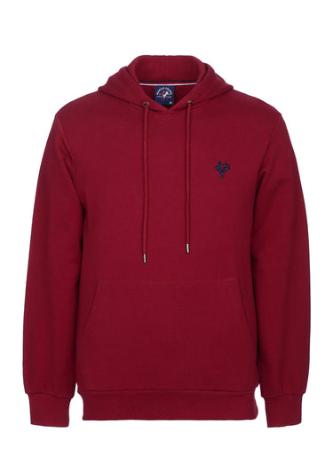 Sweat shirt à capuche poche kangourou Bordeaux