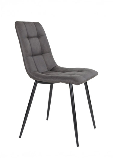 Chaises assise matelassée microfibre 3G Gris