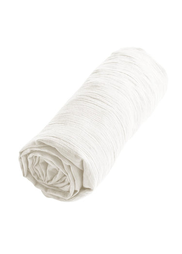 Drap housse gaze de coton uni, Gaze Ivoire