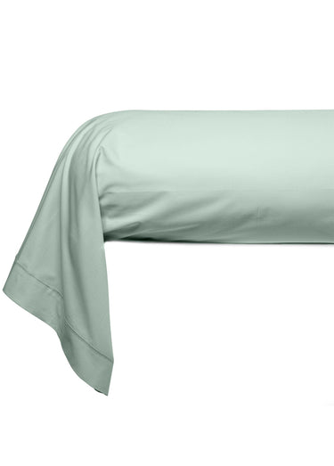 Taie d'oreiller unie percale de coton Mousse
