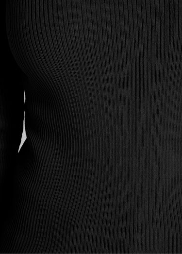 Pull encolure tunisienne avec laine mérinos Noir