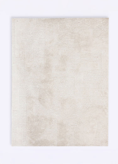 Tapis clair avec motifs striés 150x200cm Beige