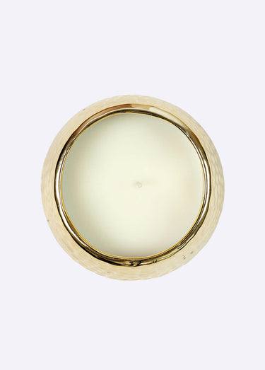 Bougie parfumée contenant métal martelé 1 mèche