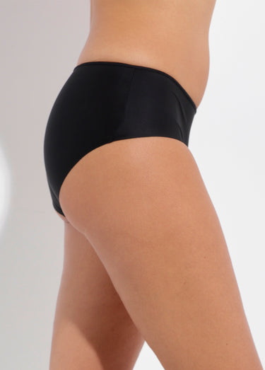 Culotte midi sculptante taille normale Noir
