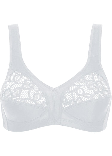 Soutien-gorge dentelle sans armatures Blanc