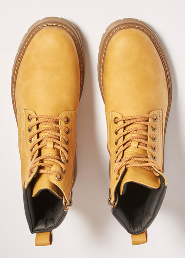 Chaussures montantes, type Yellow boots Camel