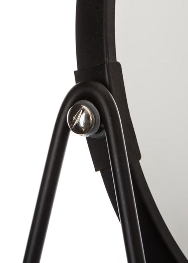 Miroir grossissant pied métal balançoire Noir