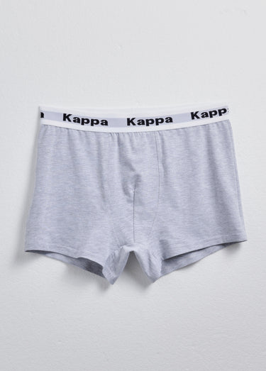 Boxer uni coton mélangé, thème épuré Gris
