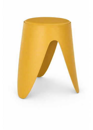 Tabouret d'appoint empilable tendance EVE Jaune Moutarde