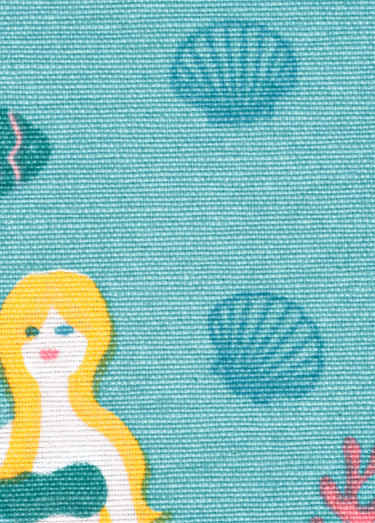 Coupon tissu déco sirènes, 3x1,4m Imp Sirene