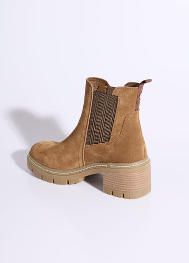 Boots Chelsea élastique fantaisie Camel