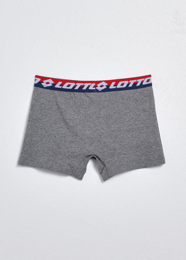Boxer ceinture élastiquée logo, vif Gris