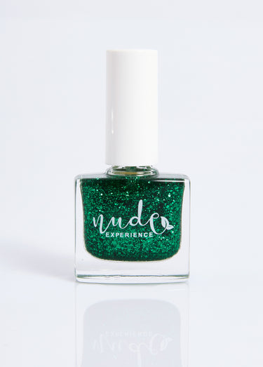 Vernis à ongles peel-off pailletté, Sapin Vert