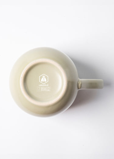Mugs à anses grès émaillé, clair Vert