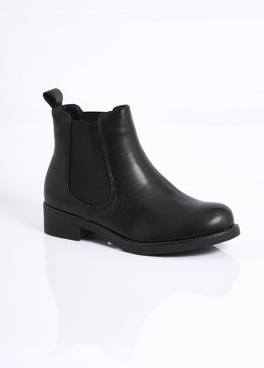 Boots Chelsea semelle antidérapante Noir