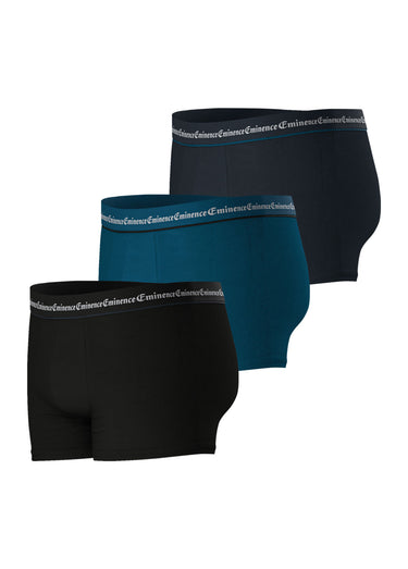 Boxers unis pour homme, Business Noir/Bleu/Gris