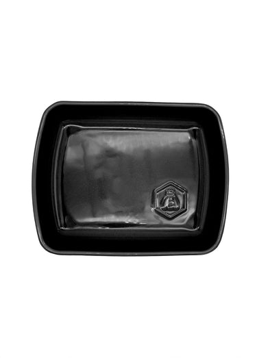 Moule rectangulaire 27cm céramique, foncé Noir