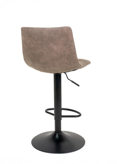 Chaises de bar matelassées microfibre 1M Marron