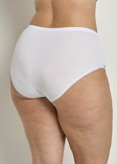 Culottes hautes imprimées - lot de 4 Blanc Lot4