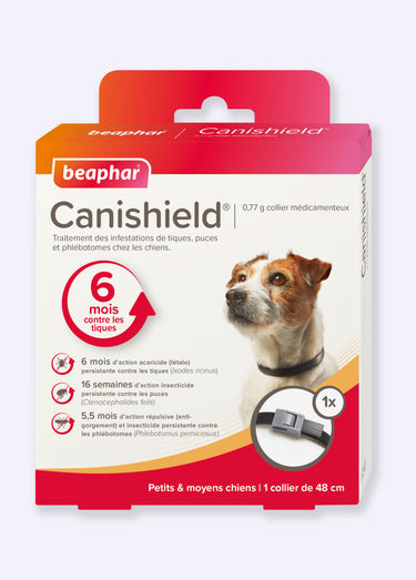 Collier insecticide 48 cm, chien petit/moyen Noir