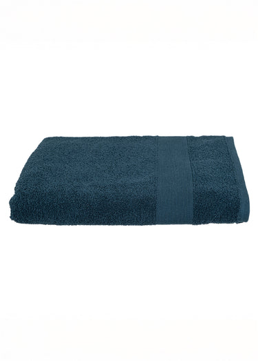Drap de bain épais pur coton 100x150cm Bleu égéen