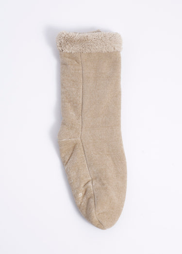 Chaussettes d'intérieur chaudes à picots Sable