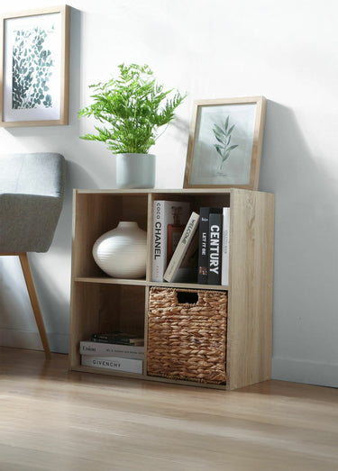 COMPO Cube de rangement 4 cases 2M Marron