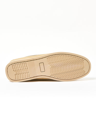 Chaussures bateau cuir Beige