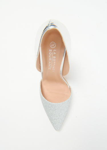 Escarpins chic pailletés Argente