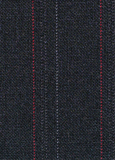 Coupon habillement, tissu rayé stretch Noir Raye