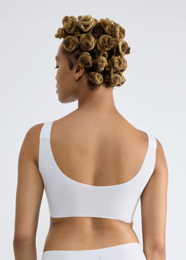 Brassière invisible microfibre Blanc