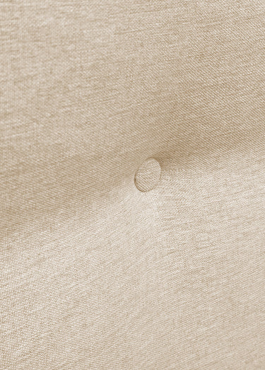 Tête de lit en tissu finition capitonnée Beige