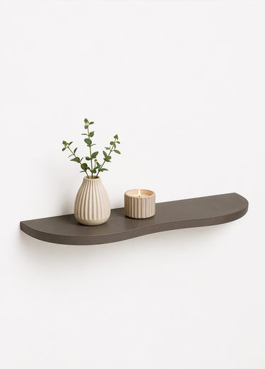 Etagère murale forme organique BOTTA, 2M Marron