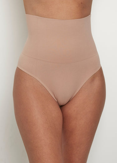 Culotte gainante sans coutures Beige