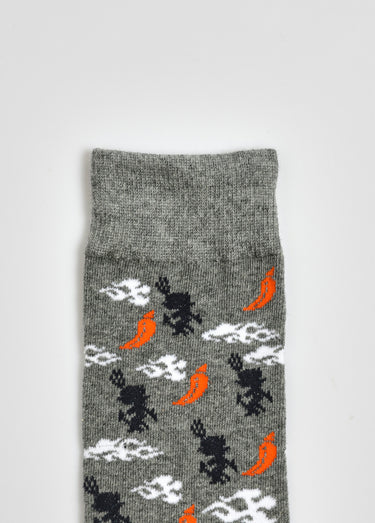 Paire de chaussettes, licence Hot Stuff Gris Clair
