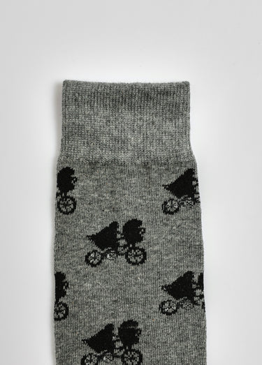 Paire de chaussettes licence E.T. Gris Fonce