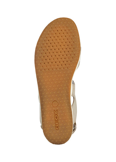 Sandales sportwear à scratchs Taupe