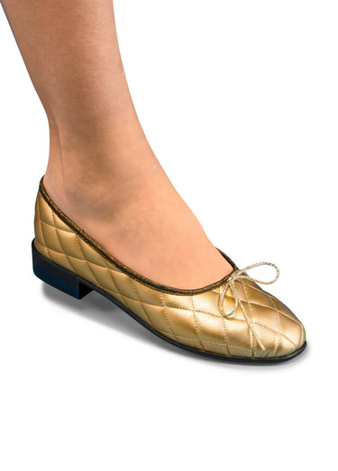 Ballerines vegan largeur standard Dore