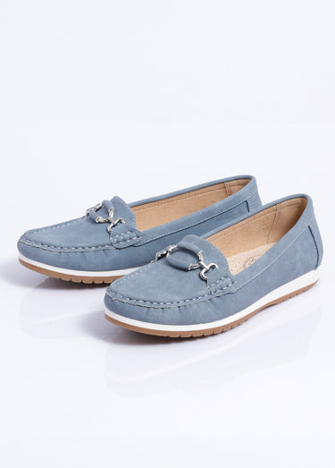 Mocassins compensés souples largeur confort Jean