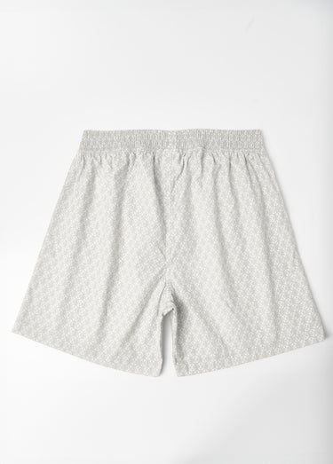 Caleçon en pur coton, imprimé fantaisie Imprime Gris
