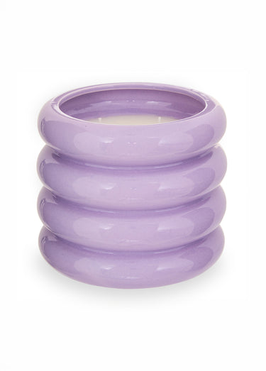 Bougie déco céramique, à la citronnelle Lilas