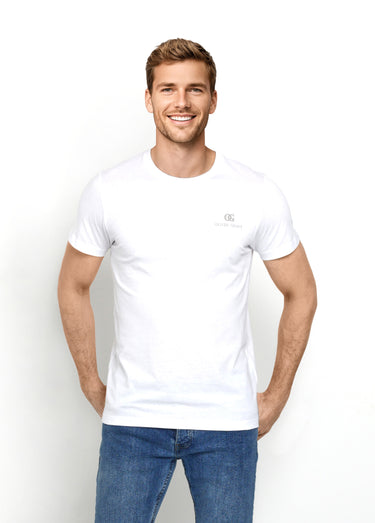 T-shirts clairs col rond manches courtes Blanc