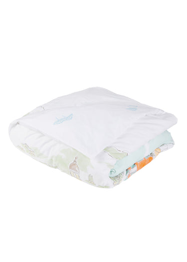 Housse de Couette NICE Blanc / Jaune