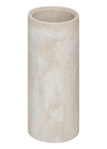 Brosse WC ronde effet pierre  travertin Beige