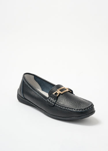 Mocassins détail métal semelle antidérapante Noir