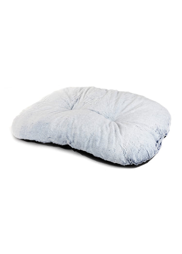 Matelas velours peluche pour animaux Gris