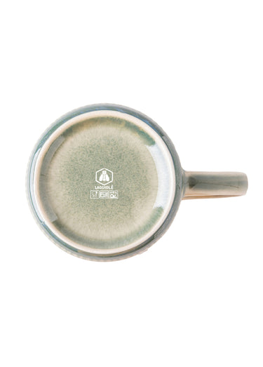 Set de 2 mugs en grès émaillé, Jade Vert