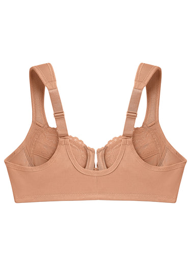 Soutien-gorge WonderWire ouverture devant Cappuccino