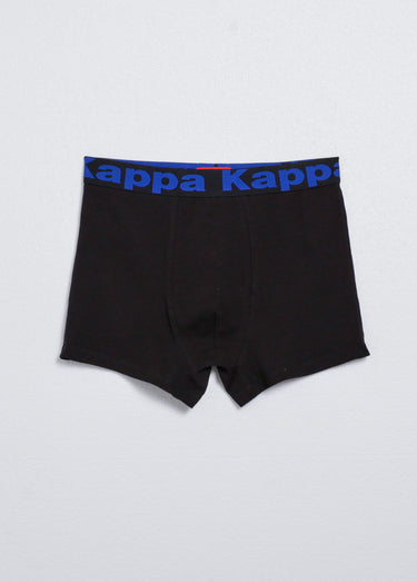 Boxer épuré monochrome coton mélangé Noir